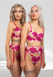 Pink Obsession - růžový krajkový set